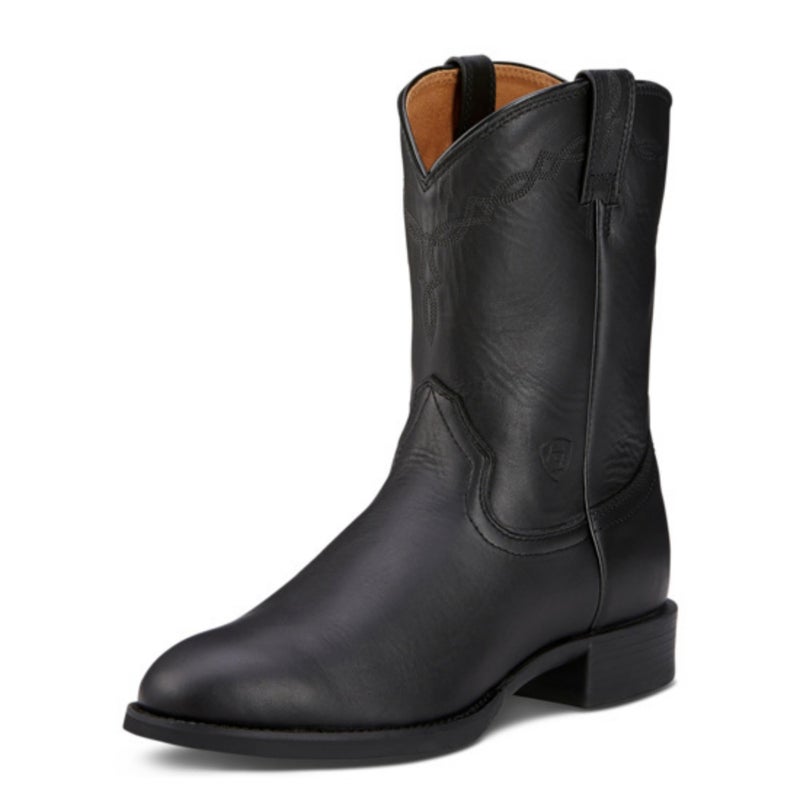 ARIAT Mens Heritage Roper Western Boot Black 10