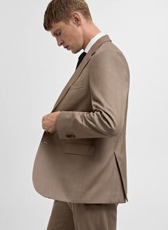 مانجو مان Stretch Fabric Slim Fit Suit Jacket  - Image 3