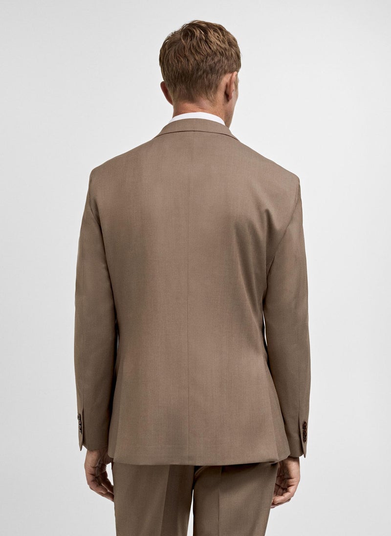 Mango Man Stretch Fabric Slim Fit Suit Jacket  - Image 2