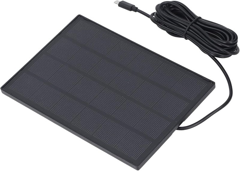 5W 5V Solar Panel Charger With 360 Degree Rotating Bracket IP66 For Security Cameras Fast Car Charger - Image 4
