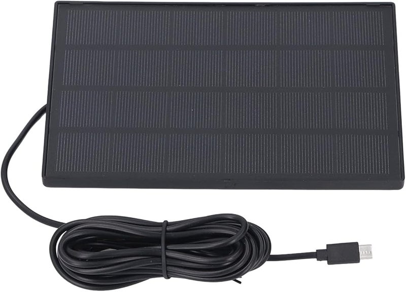 5W 5V Solar Panel Charger With 360 Degree Rotating Bracket IP66 For Security Cameras Fast Car Charger - Image 3