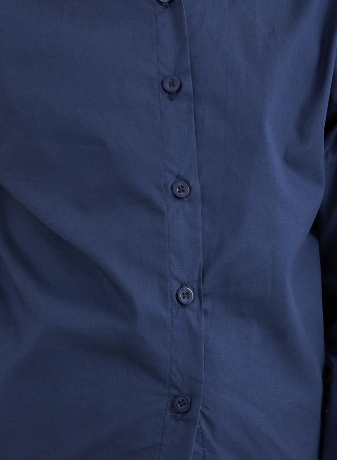 ستايلي قميص ستايلي جيرلز مدرسي بياقة بيتر بان لون كحلي - Image 4