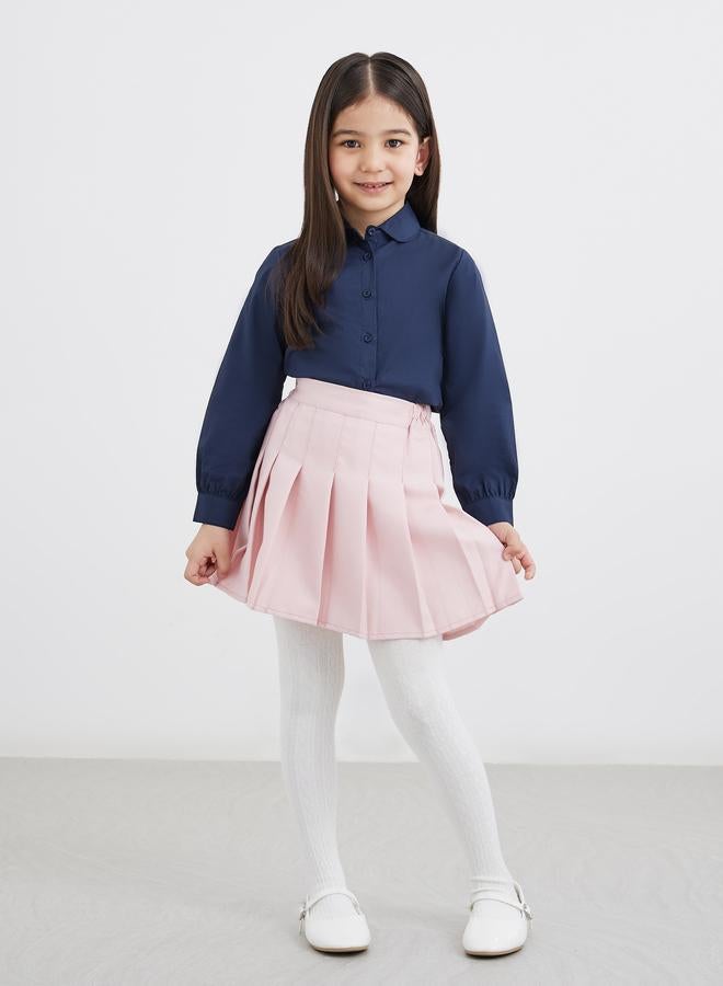 ستايلي قميص ستايلي جيرلز مدرسي بياقة بيتر بان لون كحلي - Image 2