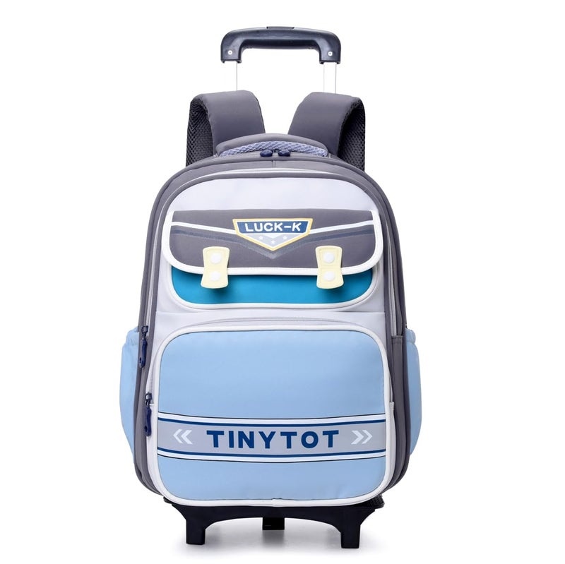 Tinytot Store 22 Litre 17-Inch Waterproof Large School Bag for Boys & Girls, Kids School Bag, School Backpack for Girls and Boys, for Kids, Ideal for Children with Trolley SB238T - Image 1