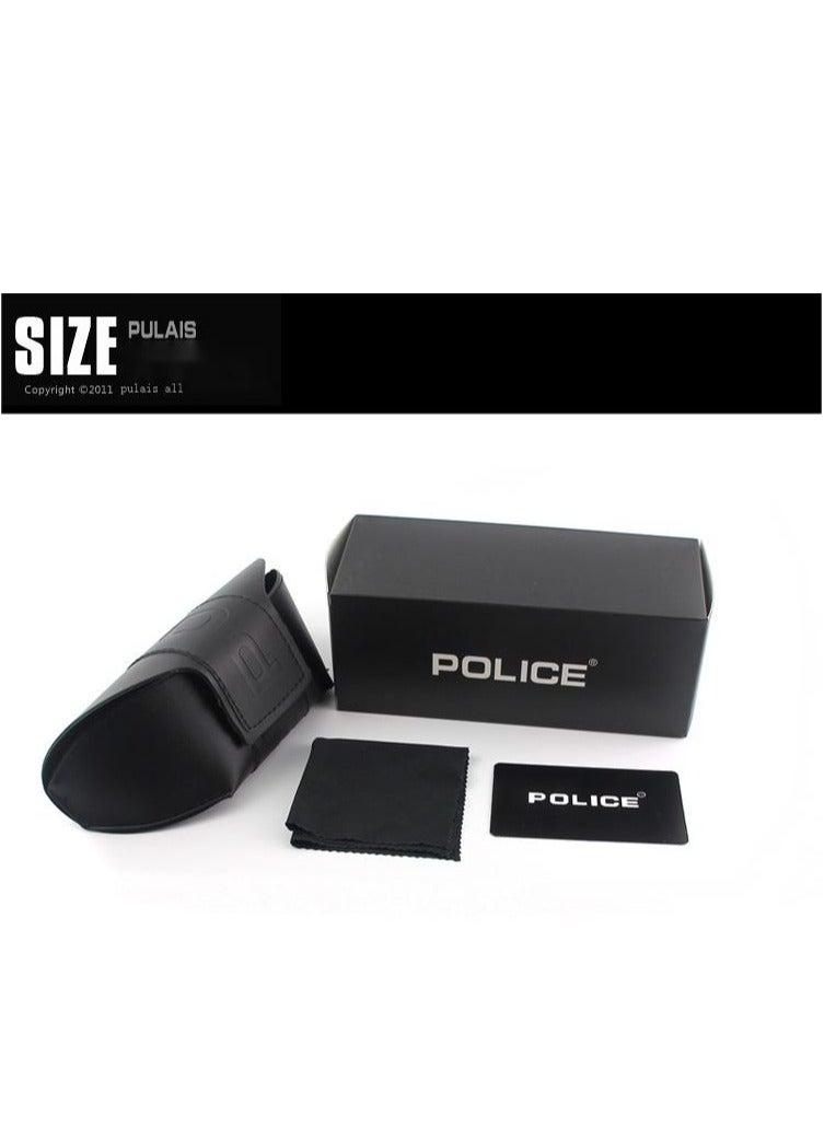 POLICE Classic Pilot Polarized Lens Sunglasses,Cycling Sunglasses, for Men with UV 400 Protection Sun Glasses with Black Frame Black Gold - Image 3