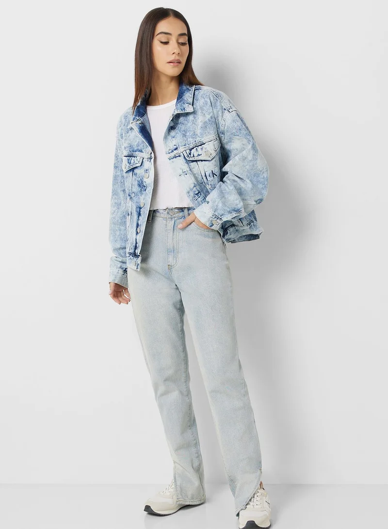 Calvin Klein Jeans Pocket Detail Denim Jacket