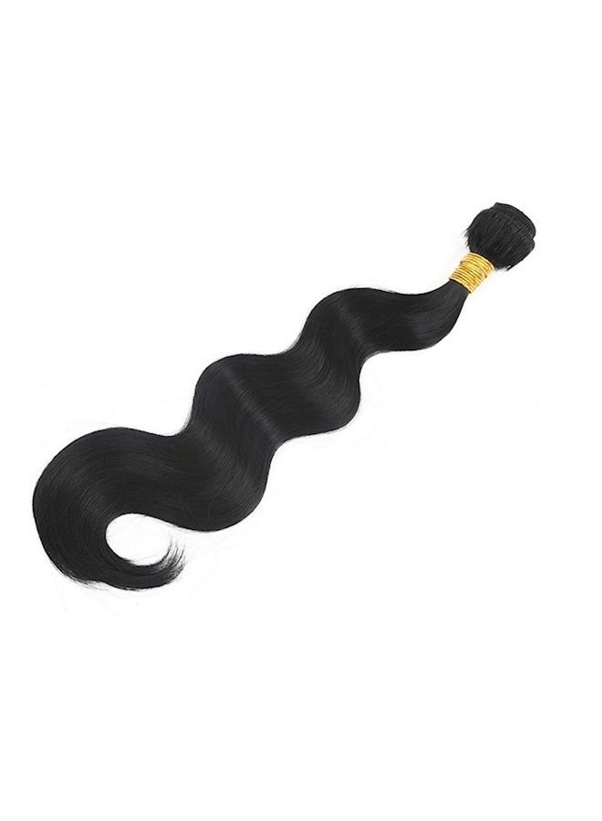 NIBEMINENT Brazilian Body Wave Hair Extension Black 18inch - Image 4