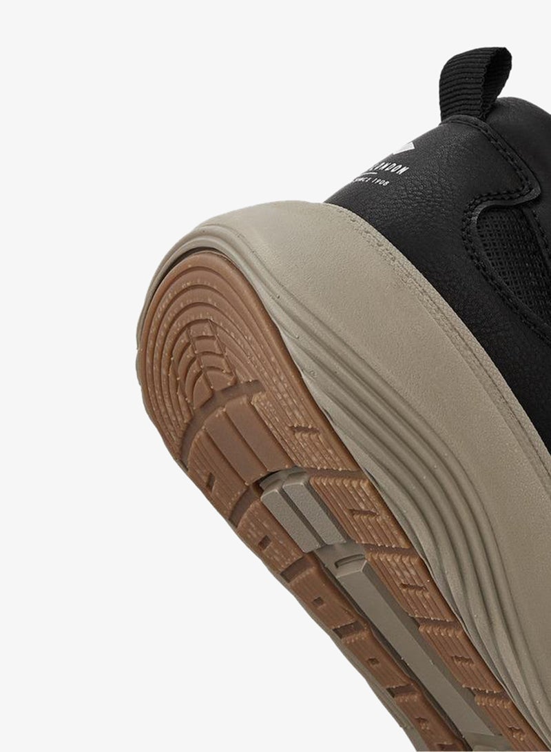 Lee Cooper Men's Solid Lace-Up Sneakers with Pull Tabs - Image 4