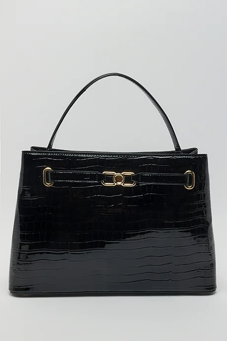 R&b Textured Handheld Bag