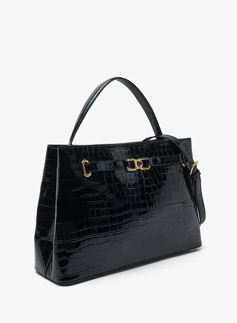 R&b Textured Handheld Bag
