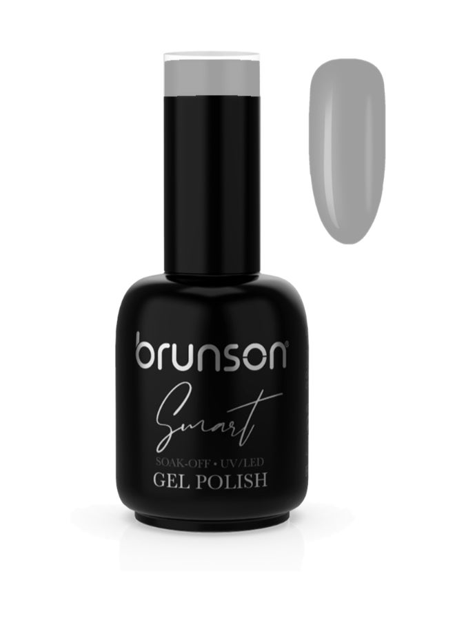 brunson Smart Gel Polish 15ml – Glossy Shine Finish, Long-Lasting UV Soak Off Gel Nail Paint, Chip-Resistant, Salon Quality for Nail Art, French Manicure & Pedicure Extensions - Image 1