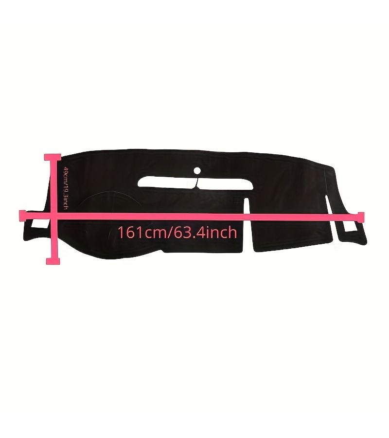 Black Center Console Cover And Sunshield Pad For Chevy Tahoe Avalanche Suburban Gmc Yukon 2007 2014 - Image 2