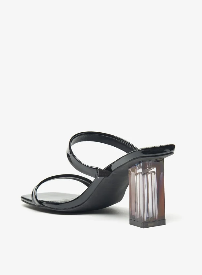 سيليست Women's Slip-On Sandal with Block Heel