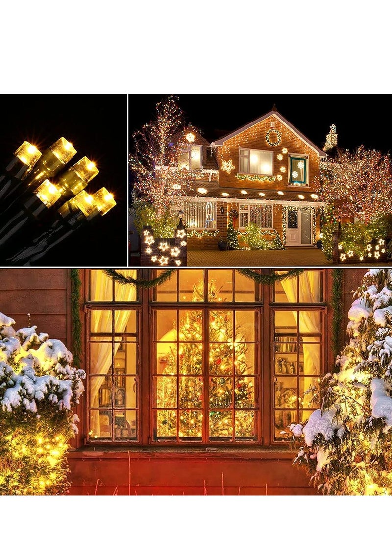 Generic Solar Ramadan Lights, 22m 200 LED 8 Modes Outdoor Eid al-Adha String Lights, Waterproof Solar Fairy Lights for Tree, Fence, Holiday, Party, Balcony, Ramadan Decor - Warm White  - Image 2