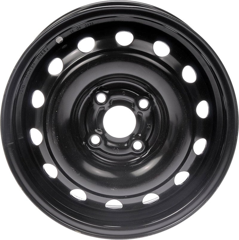 Dorman 939-105 Wheel Compatible with Select Hyundai / Kia / Toyota Models, Black - Image 1