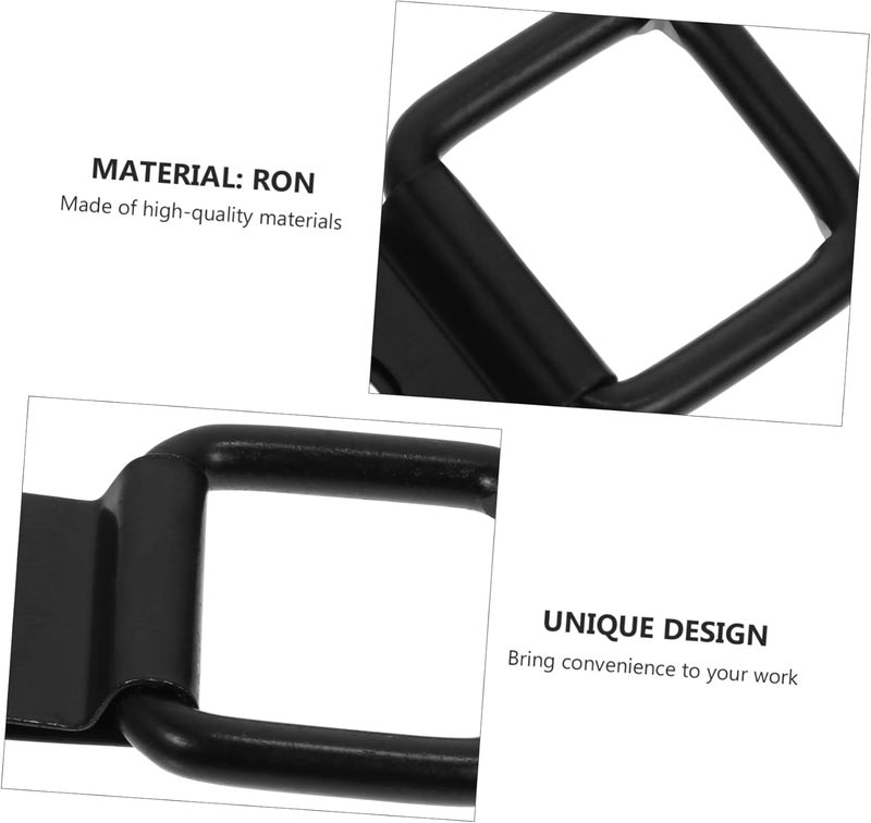 ULTECHNOVO 1set Car Roof Trunk Hooks Practical Hooks for Secure Luggage Heavy Duty Black Design for and Other Vehicles - Image 2