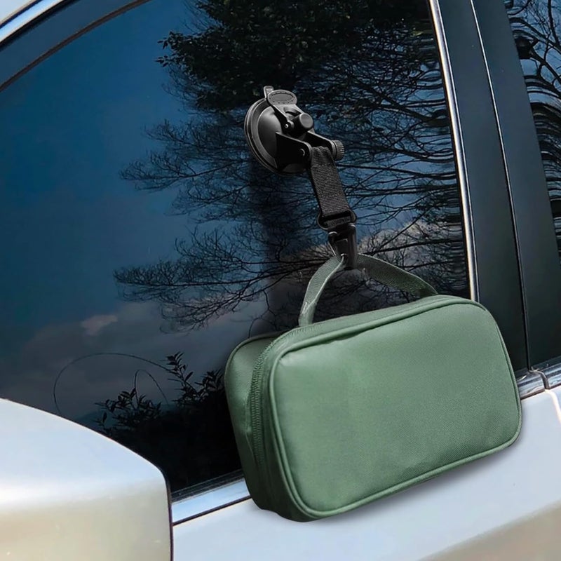 12 Green Suction Cups with Hooks, 7.5 in Strong Tie Downs for Tents, Car - Image 4