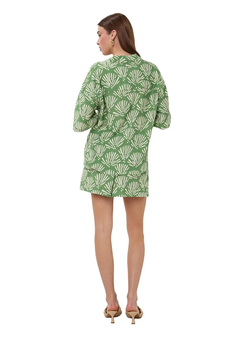 Esqualo  Esqualo Blouse Tropical Print for Women | Best Price UAE