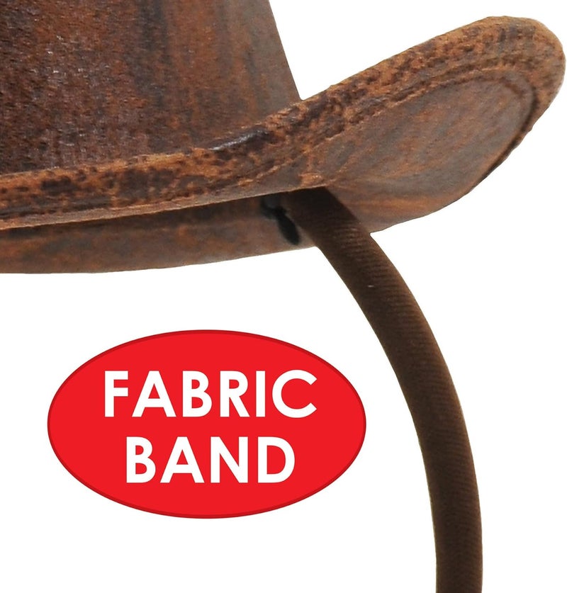 Beistle Beistle 2 Piece Cowboy Hat Headband One Size Brown - Image 5