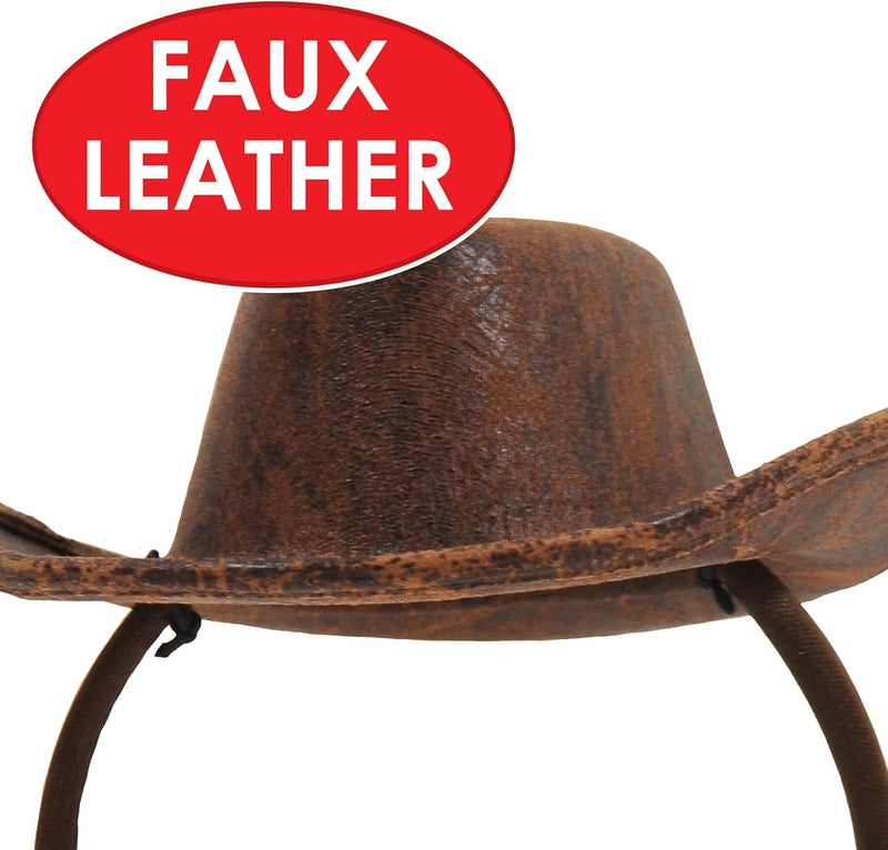 Beistle Beistle 2 Piece Cowboy Hat Headband One Size Brown - Image 4