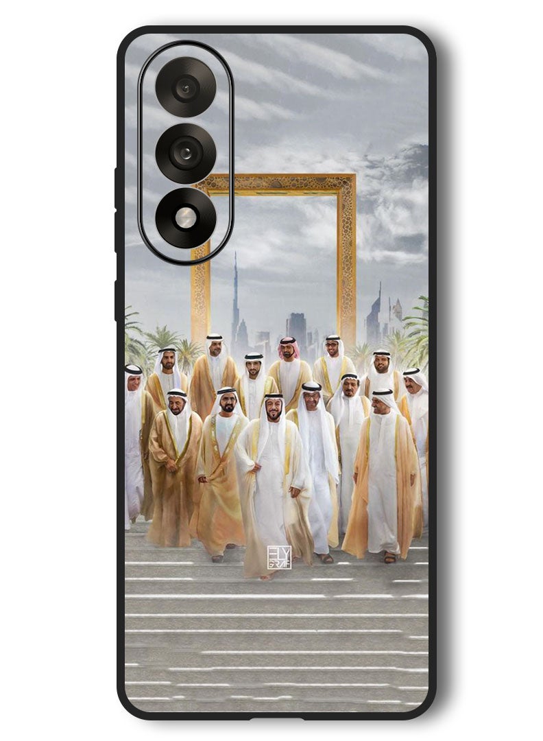 Theodor Case Compatible with OnePlus Nord 5 6.83 Inch Protection Shockproof Bumper Cover Dubai Rulers - Image 1