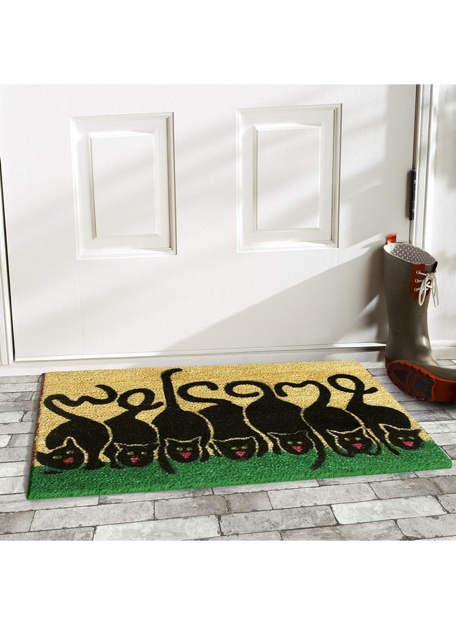 Calloway Mills - 120392436 Cats Welcome Doormat 24 X 36 - Image 1