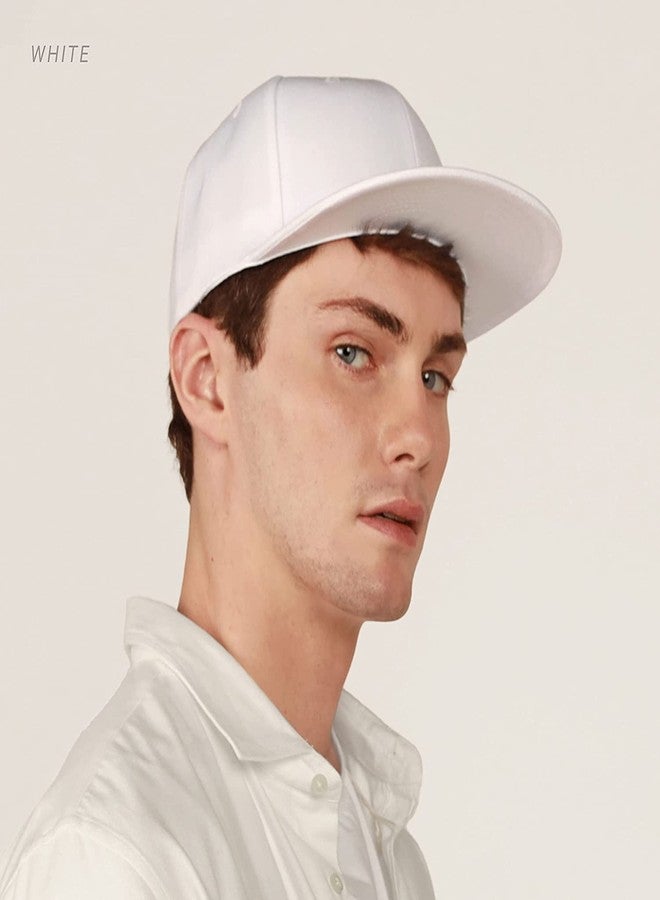Missby® Men's Cotton Classic Flat Brim Hip-Hop Snapback Cap (Grey), Free Size - Image 4
