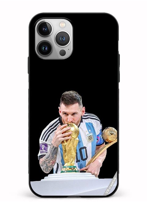 Protective case cover for Apple iPhone 12 Pro Max Messi Design Multicolor