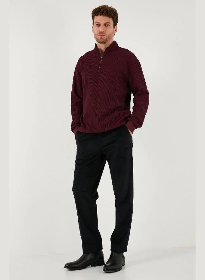 Buratti  Buratti Normal Waist Regular Fit Straight Leg Velvet Trousers Men's Velvet Trousers 645MERLIN for Men | Best Price UAE