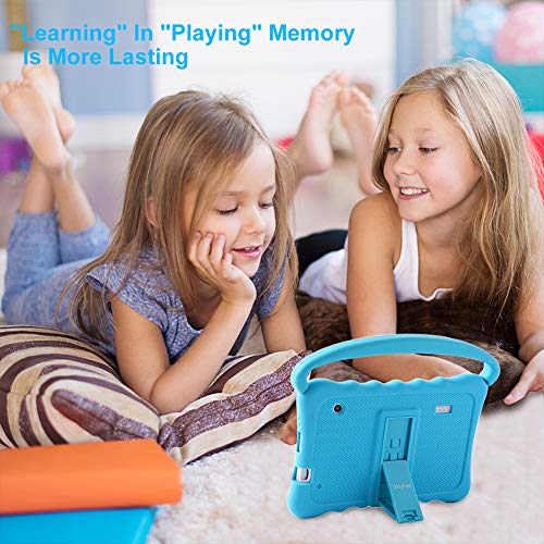 UJoyFeel Kids Tablets7 inch Toddler Tablet for Kids Edition Tablets with WiFi Dual Camera Children’s Tablets for Toddlers 32GB Android with Parental Controls Shockproof Case Tablet for kids ages 3-14(Blue） - Image 2