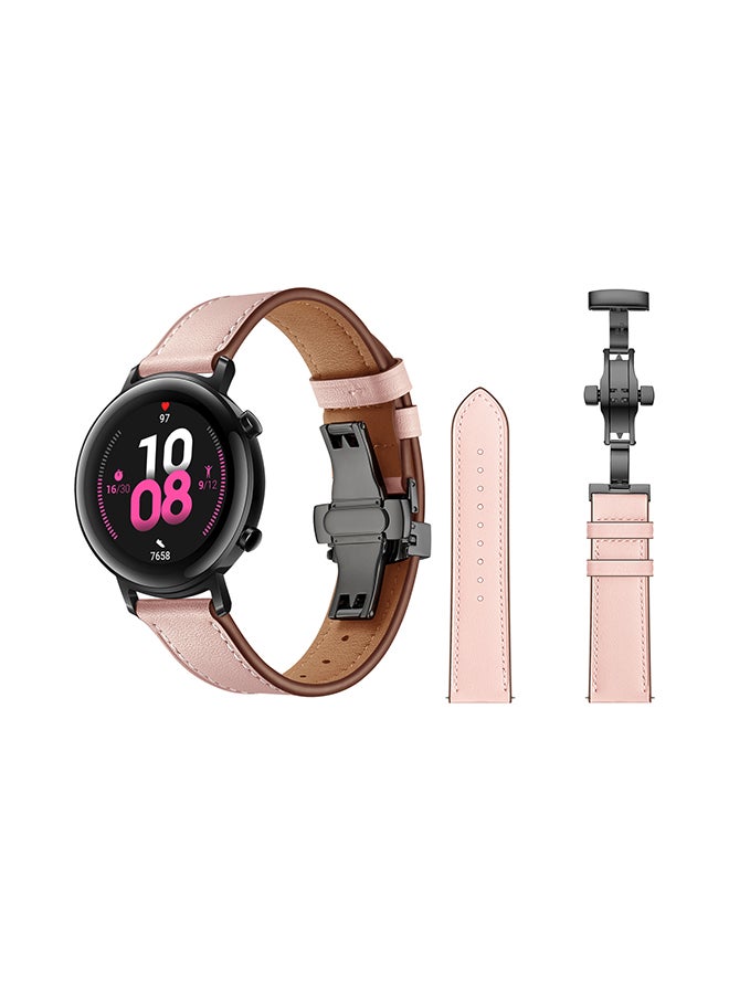 Stylish Replacement Band For Huawei Watch GT/GT 2 42mm Pink - Image 2