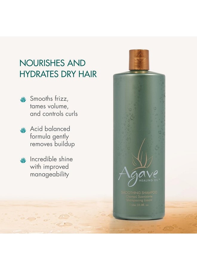 Agave HEALING OIL Agave Healing Oil Bio Ionic Smoothing Shampoo 33.8 oz  - Image 3