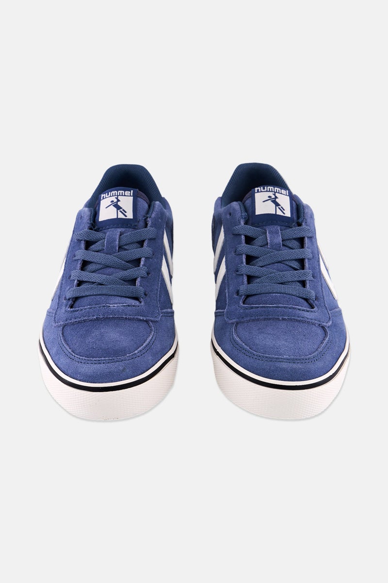 Hummel Kids Boy Stadil Low 3,0 Lace Up Training Shoes, Light Blue - Image 3