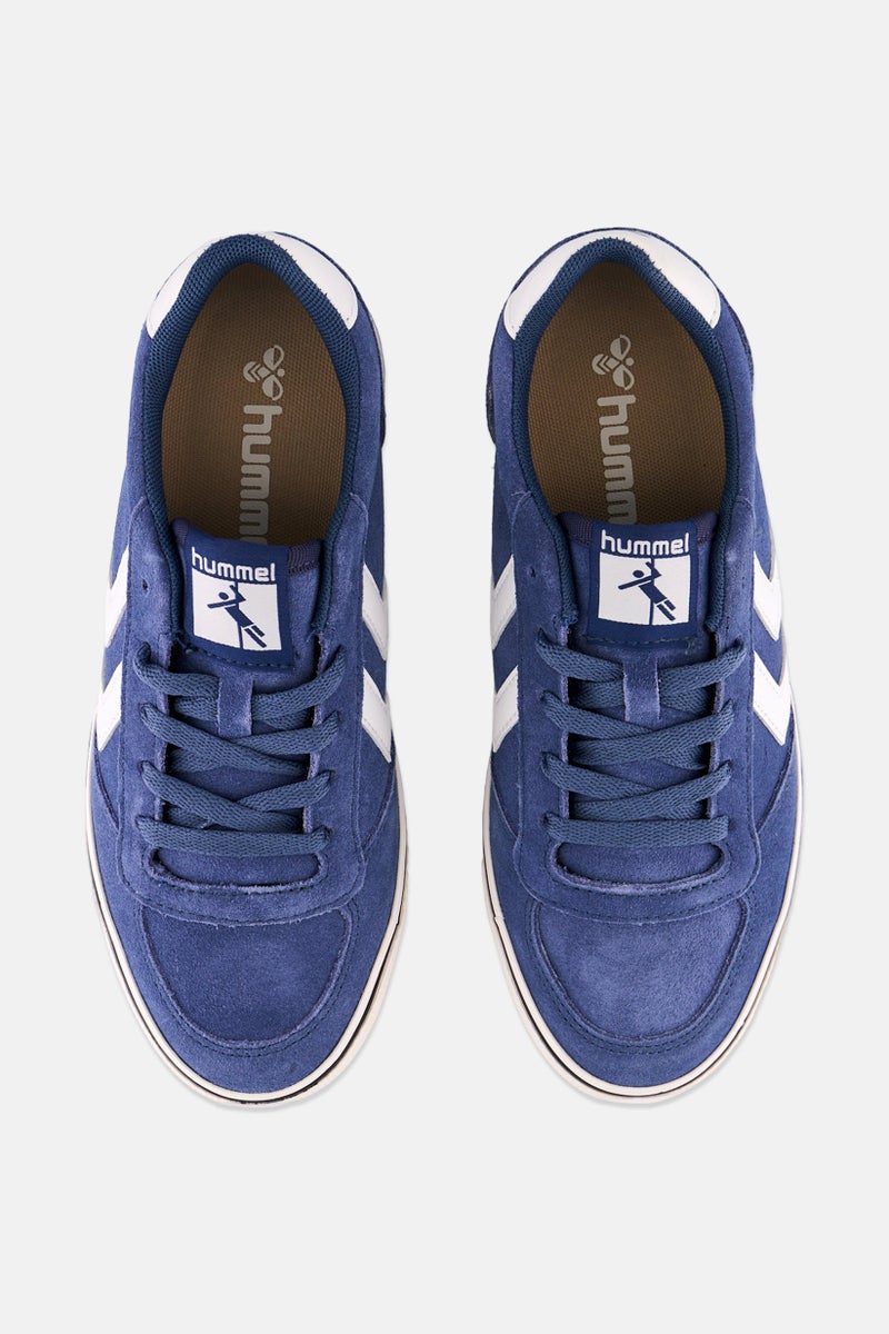 Hummel Kids Boy Stadil Low 3,0 Lace Up Training Shoes, Light Blue - Image 2