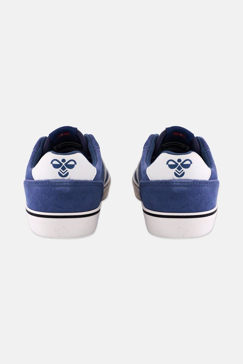 Hummel Kids Boy Stadil Low 3,0 Lace Up Training Shoes, Light Blue - Image 4