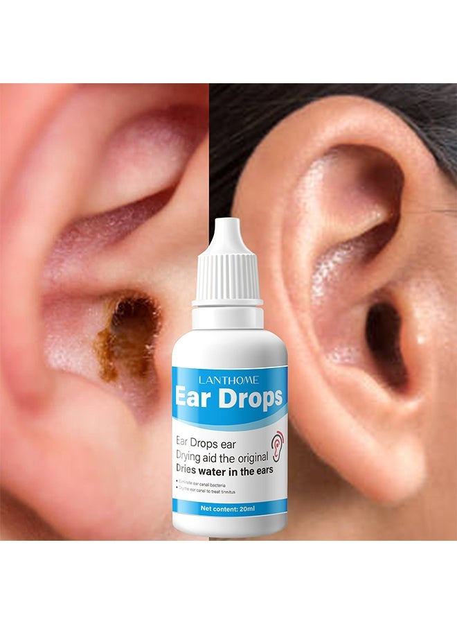 Lanthome Swimmer's Ear Drops 20ml, For Swimmer's Ear, Prevent Infections, Dry Ears, Safe Treatment for Kids and Adults, Relieves Ear Irritation and Trapped Water for Ear Protection - Image 2