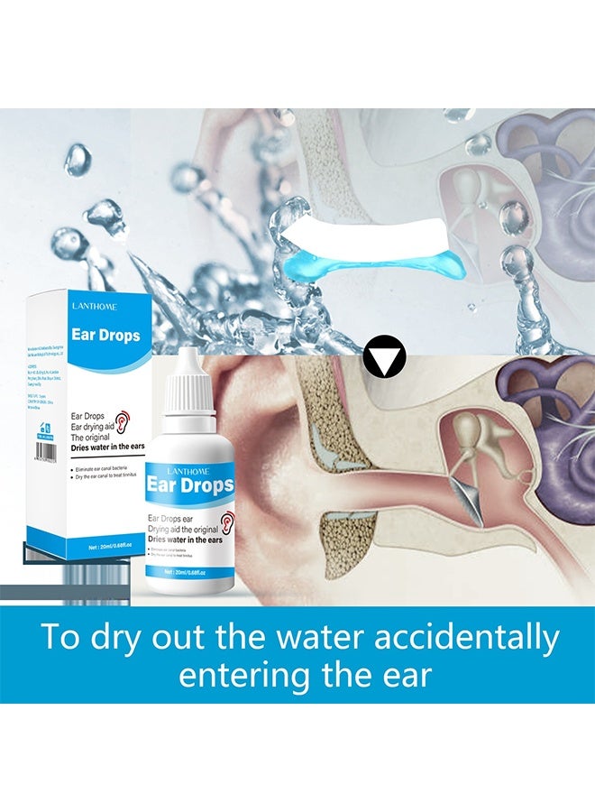 Lanthome Swimmer's Ear Drops 20ml, For Swimmer's Ear, Prevent Infections, Dry Ears, Safe Treatment for Kids and Adults, Relieves Ear Irritation and Trapped Water for Ear Protection - Image 4
