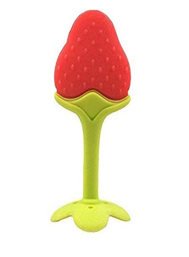 First Trend Star Nibbler Fruit Shape Silicone Teether with Baby Fruit Nibbler Pacifier for Baby (Combo Saver Pack of 2) (Grapes & Yellow Pacifier) - Image 2