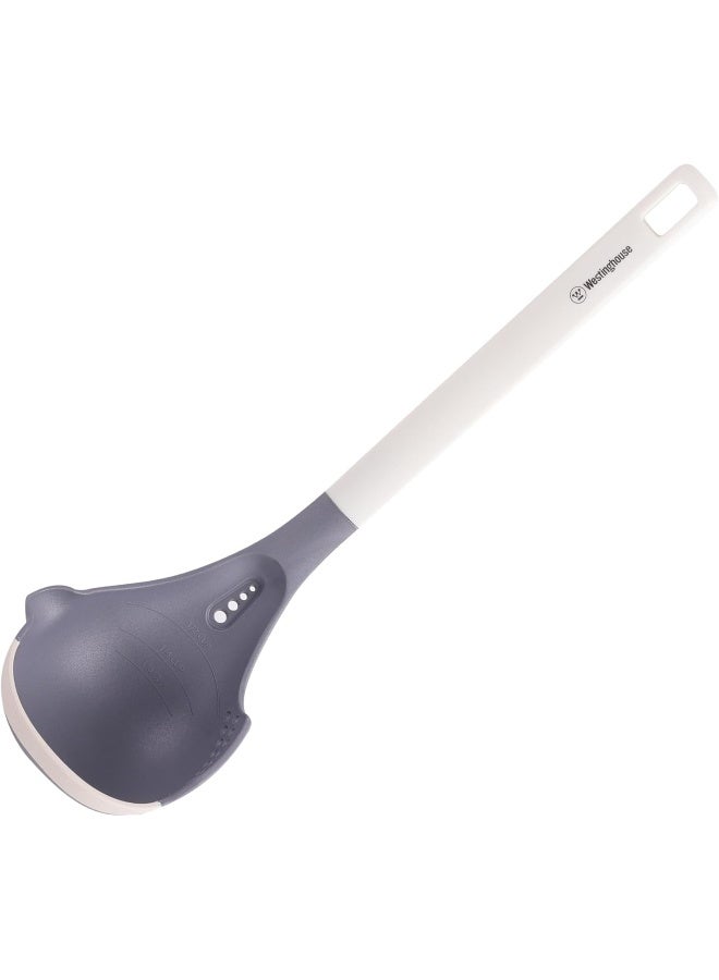 Westinghouse USA Silicone/PBT Soup Ladle | Heat-Resistant Kitchen Ladle for Hot Soups, Stews & Sauces | Non-Slip Handle | Safe for Non-Stick Cookware | Easy-to-Clean Durable Kitchen Tool - Image 1