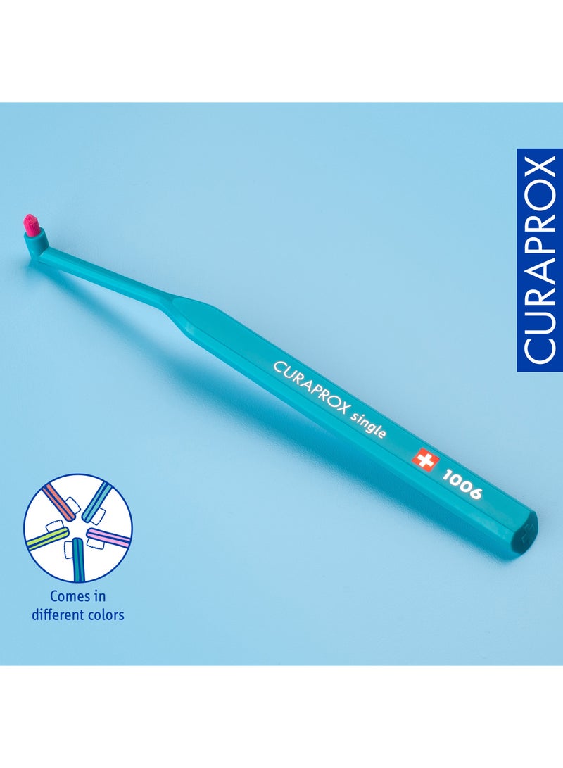 CURAPROX CS 1006 Interdental Toothbrush, Assorted Colour. Manual Single Tuft Interdental Brush Ultra-Fine CUREN® Filaments - Image 4