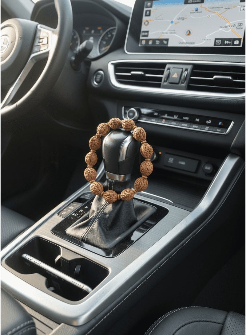 تشوميل سوار مصنوع يدويًا من خرز الجوز الطبيعي - مجوهرات طاقة التأريض والشفاء - Image 4