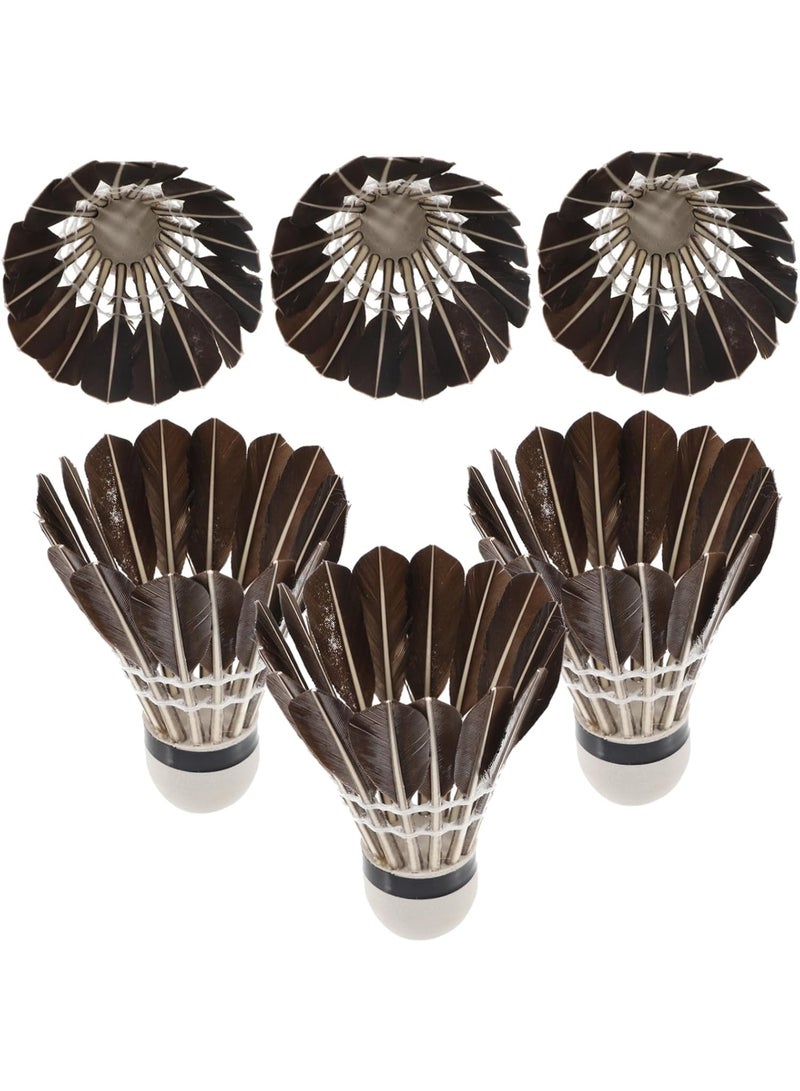 Tanyaz Black Duck Feather Badminton Shuttlecocks, Professional Durable Training, Match Shuttlecocks with High Stability and Precision Flight - Image 1