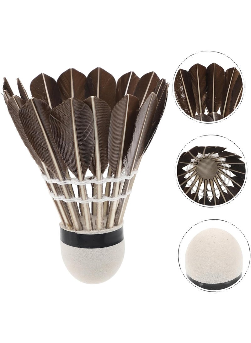 Tanyaz Black Duck Feather Badminton Shuttlecocks, Professional Durable Training, Match Shuttlecocks with High Stability and Precision Flight - Image 3
