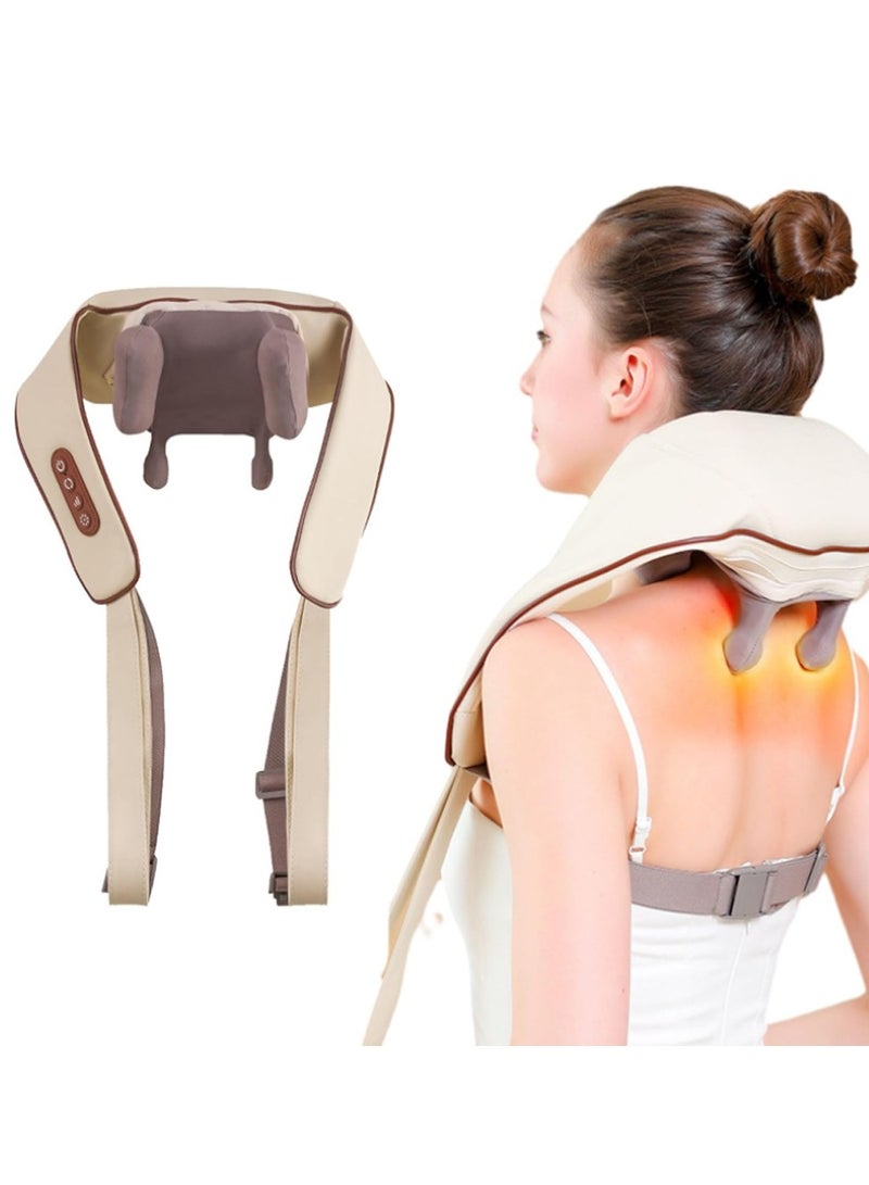 DubaiGallery مدلك رقبة مع حرارة مدلك كهربائي للاسترخاء عضلات الكتف والظهر في المنزل - Image 2