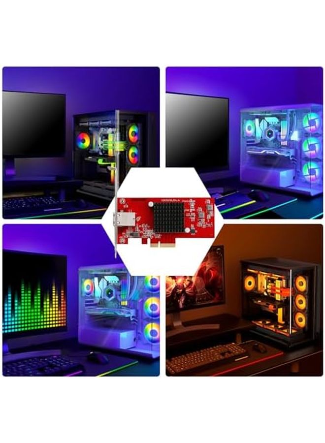 10Gbps PCIE Network Card For Desktop PC High Bandwidth Ethernet Adapter - Image 4