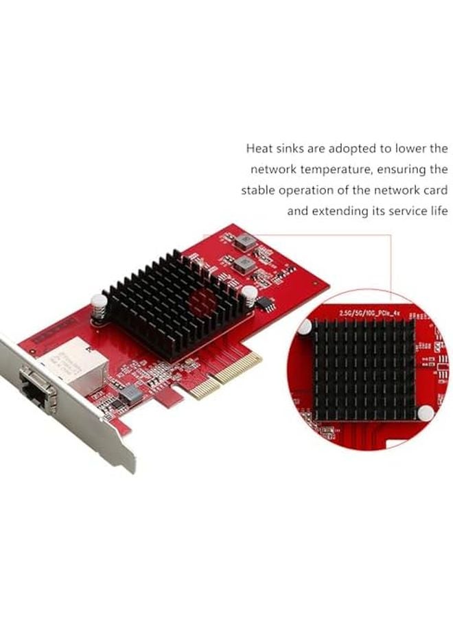 10Gbps PCIE Network Card For Desktop PC High Bandwidth Ethernet Adapter - Image 5