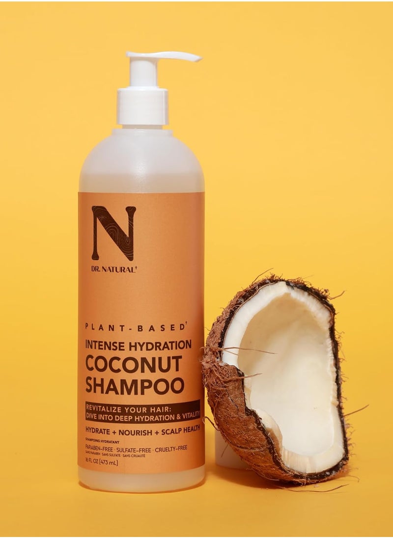 Dr. Natural - Dr. Natural Coconut Shampoo Hydrates & Restores 473ml - Image 1