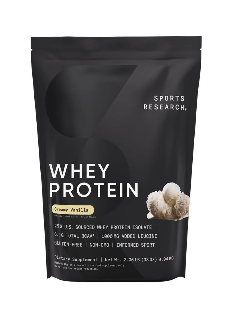 SR Whey Protein Isolate Protein Powder Creamy Vanilla 0.94kg 2.06lbs