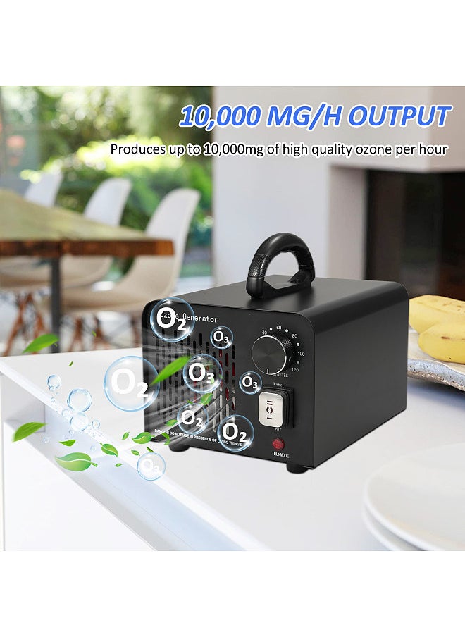 Generic - 2-in-1 Ozone Generator with Air and Water Modes 10,000mg/h O₃ Ozone Machine Ionizer Air Purifier Commercial & Industrial Deodorizer - Image 1