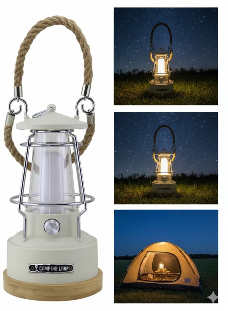 SMARTX Multifunctional Waterproof Camping Lantern, Outdoor Camping Light, 3 Modes Tent Light, Waterproof LED Tent Lights with USB Cable Hanging Lamp for Hiking, Picnic, Study, Emergency, Camping, Household, Car Repairing - Image 2